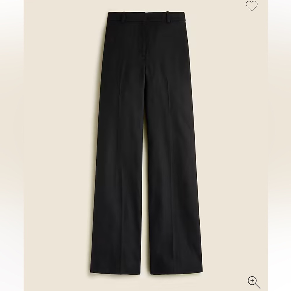 NWT J. Crew Carolina flare pants in stretch linen